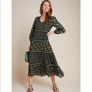 Anthropologie Karoline Tiered Maxi Dress​